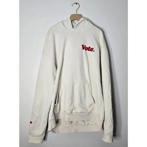 Talentless Vote Hoodie Size XLb Pullover Beige